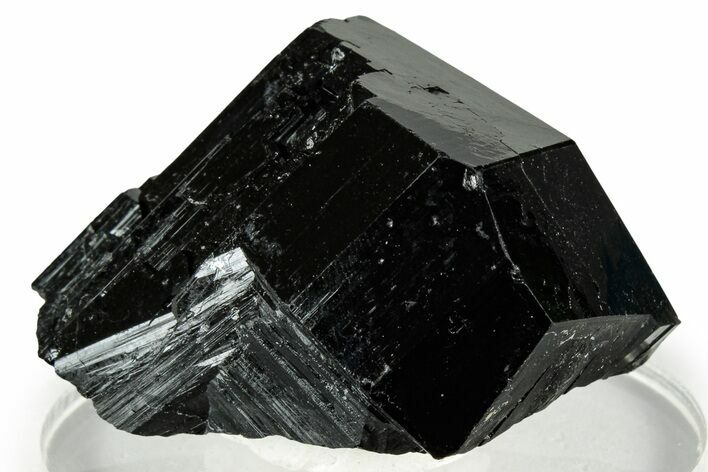 Lustrous Terminated Black Tourmaline (Schorl) Crystal - Namibia #330867
